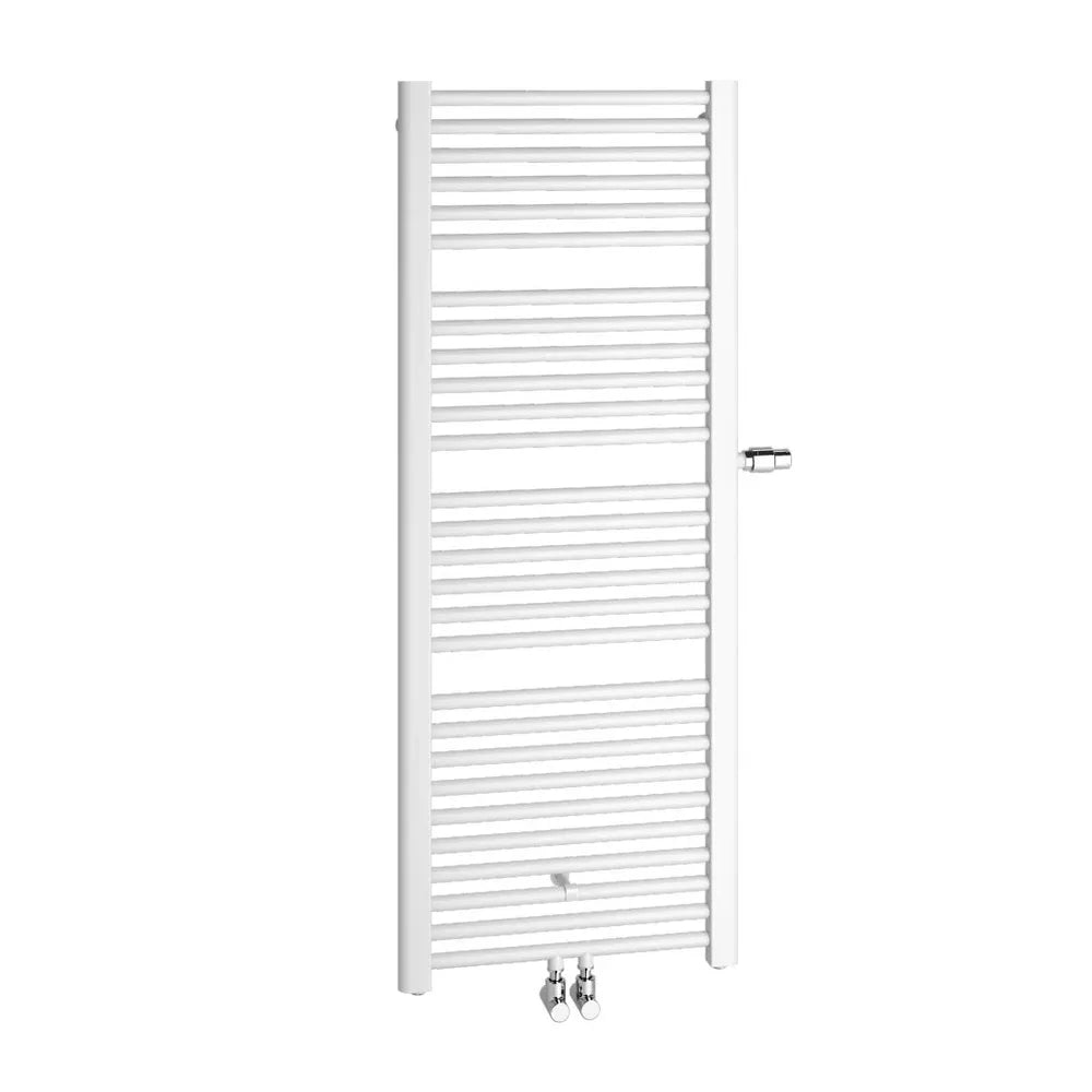 Kermi Bad- und Wohnheizkörper Basic plus, HxLxT: 1770x599x35 mm, Farbe: weiß, Ventilposition: links, 10 bar, Wärmeleistung 75/65-20: 993 Watt, E0V1M1800602LXK