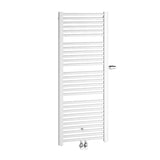 Kermi Bad- und Wohnheizkörper Basic plus, HxLxT: 1770x599x35 mm, Farbe: weiß, Ventilposition: links, 10 bar, Wärmeleistung 75/65-20: 993 Watt, E0V1M1800602LXK