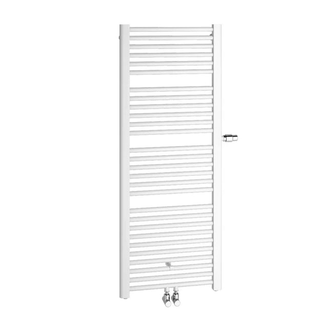 Kermi Bad- und Wohnheizkörper Basic plus, HxLxT: 1770x599x35 mm, Farbe: weiß, Ventilposition: links, 10 bar, Wärmeleistung 75/65-20: 993 Watt, E0V1M1800602LXK