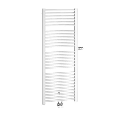 Kermi Bad- und Wohnheizkörper Basic plus, HxLxT: 1770x749x35 mm, Farbe: weiß, Ventilposition: links, 10 bar, Wärmeleistung 75/65-20: 1216 Watt, E0V1M1800752LXK