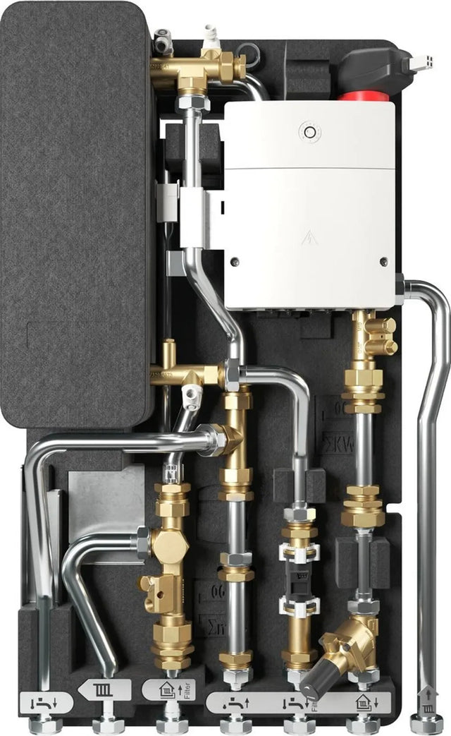 BOSCH Wohnungsstation F7002 45 HPS, 45 kW, nachgeschaltete Wassererwärmung, 7735600755