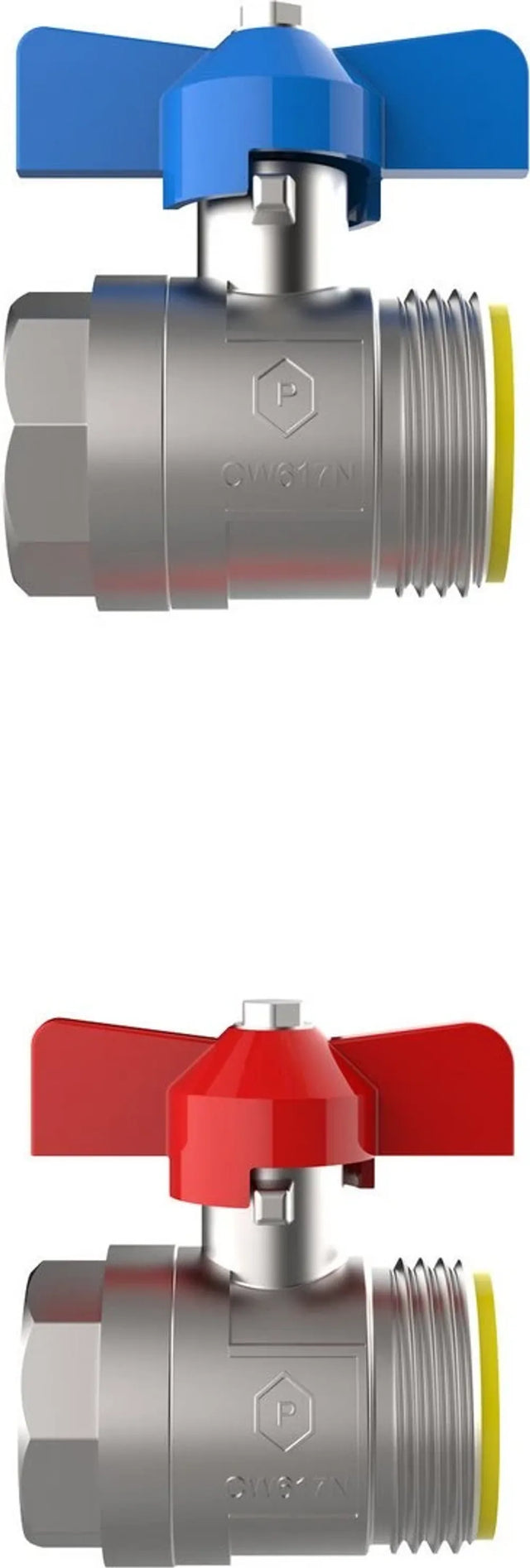 BOSCH Zubehör für Wohnungsstationen, Kugelhahnset 3/4'' horizontal, 7738345906