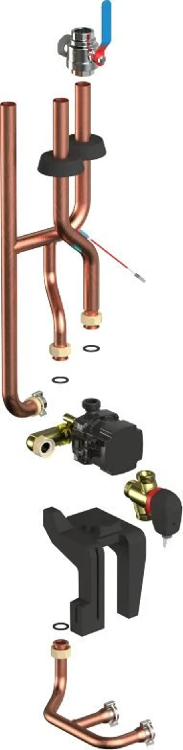 BOSCH Zubehör Erweiterungs-Set intern, 2 HK, für Puffermodul CSx800iAW 12 MB, 8738214755
