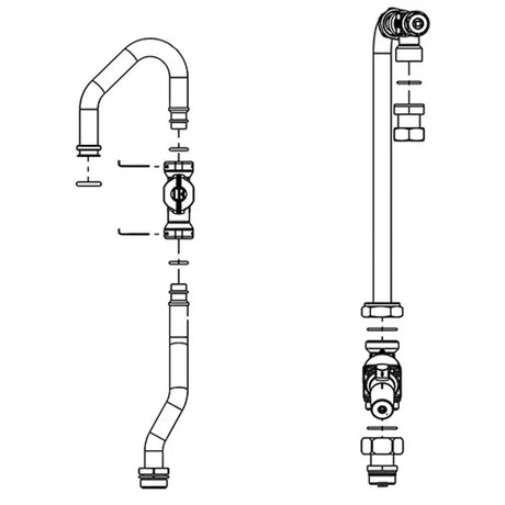 WOLF Umrüstset primär unten für CAT-2 Convert, 8617318