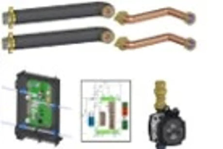 Remeha Hybridverteiler in Kesselgehäuse für CTAce Gas bis 25 kW Leistung, 7888527