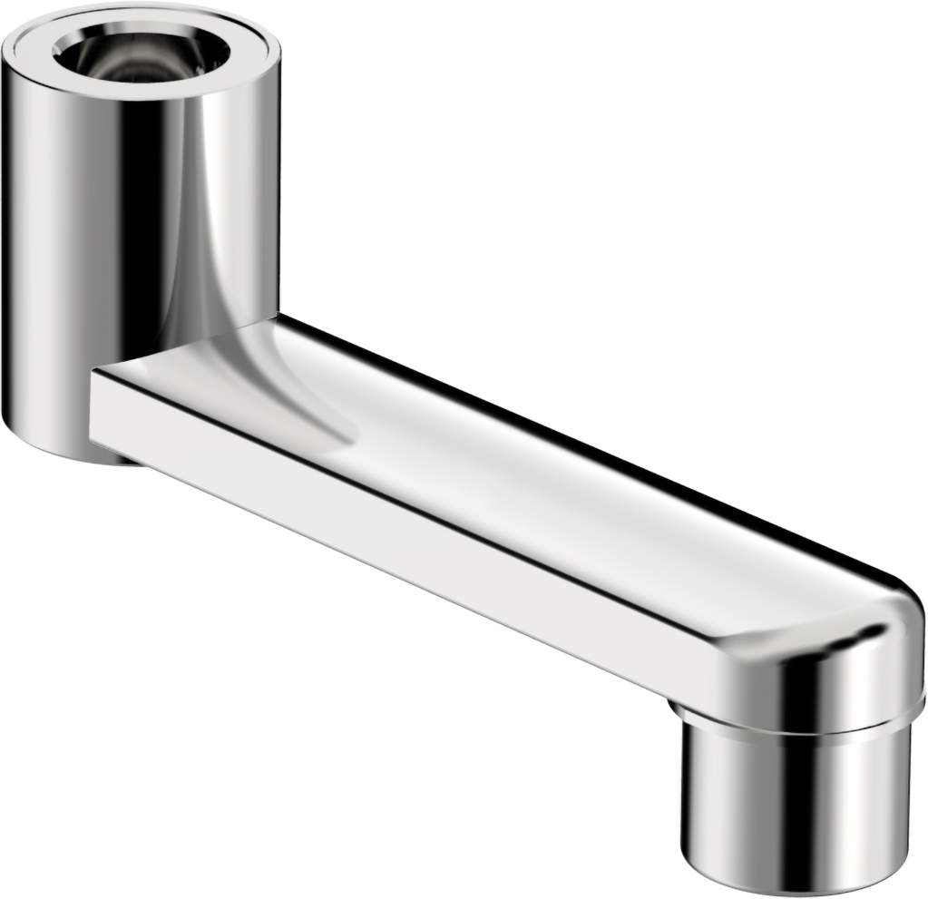 HANSA HA Auslauf HANSA 2900 L=100  - Ausld. 100mm chrom, 290016