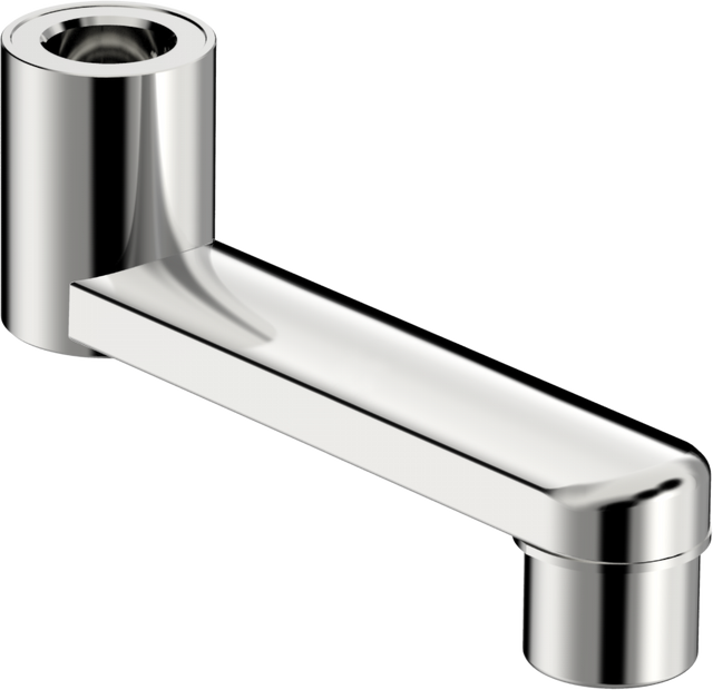 HANSA HA Auslauf HANSA 2900 L=100  - Ausld. 100mm chrom, 290016