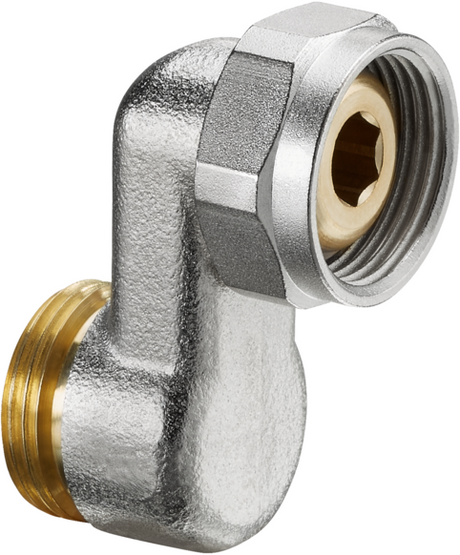 OVENTROP-S-Anschlussverschraubung - G3/4"AG x G3/4"ÜM,Messing,vernickelt, 1019205