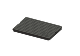 KESSEL-Abdeckplatte - schwarz, 276x191 mm, 30003S