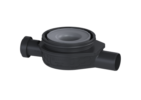 KESSEL-Grundkörper Der Ultraflache 79 - DN 50, seitl. Zulauf DN 40, GV 50 mm, 44701