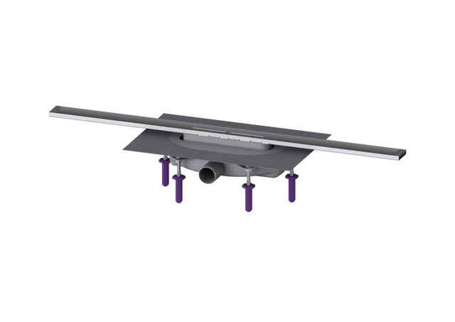 KESSEL-Duschrinne Linearis Infinity 60 - L: 800 mm, DN 40, Edst. geb., Megastop, 45300.08