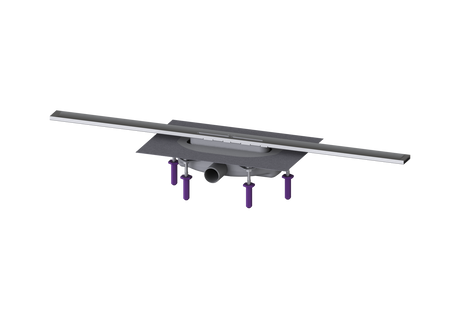 KESSEL-Duschrinne Linearis Infinity 60 - L: 900 mm, DN 40, Edst. geb., Megastop, 45300.09