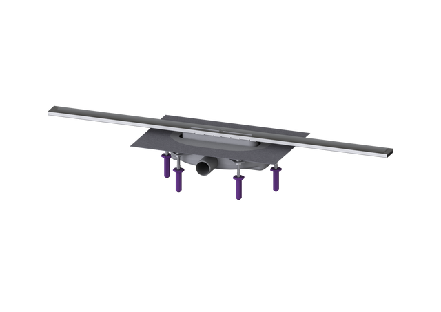 KESSEL-Duschrinne Linearis Infinity 60 - L: 900 mm, DN 40, Edst. geb., Megastop, 45300.09