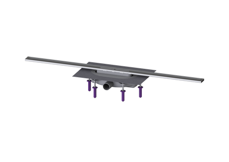 KESSEL-Duschrinne Linearis Infinity 60 - L: 1000 mm, DN 40, Edst. geb., Megastop, 45300.10