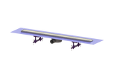 KESSEL-Duschrinne Linearis Compact - L: 950 mm, DN 50, WaD, V2A Abdeck., K 3, 45600.65M
