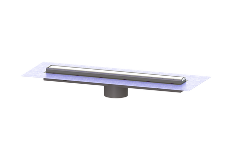 KESSEL-Aufsatzstück Linearis Comfort - L: 750 mm, System 125, WaD, K 3, 48928M