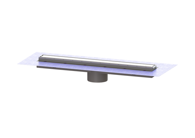 KESSEL-Aufsatzstück Linearis Comfort - L: 750 mm, System 125, WaD, K 3, 48928M