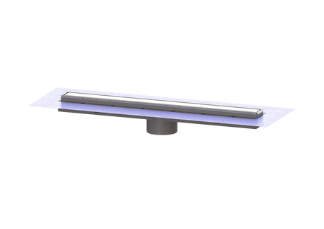 KESSEL-Aufsatzstück Linearis Comfort - L: 850 mm, System 125, WaD, K 3, 48929M