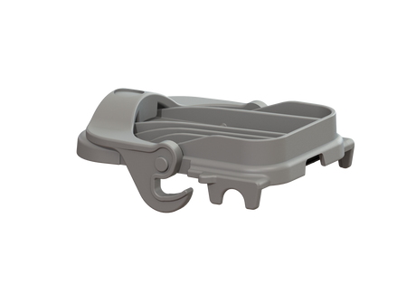 KESSEL-Verriegelungsdeckel Staufix - DN 50, grau, 70053