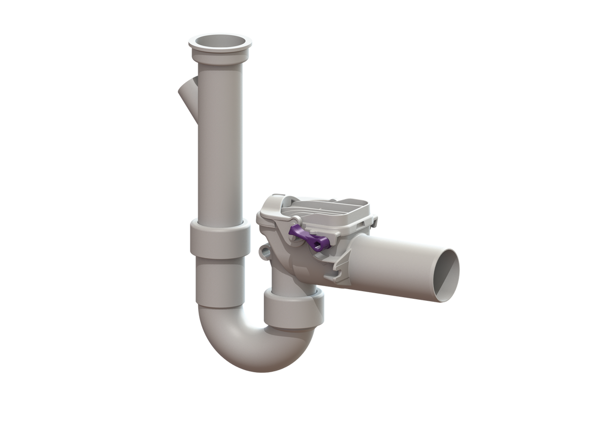 KESSEL-Rückstauverschluss Staufix - Siphon, DN 50, Waschmaschine, Typ 5, 73052
