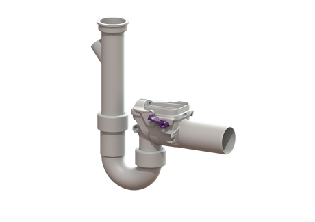 KESSEL-Rückstauverschluss Staufix - Siphon, DN 50, Waschmaschine, Typ 5, 73052