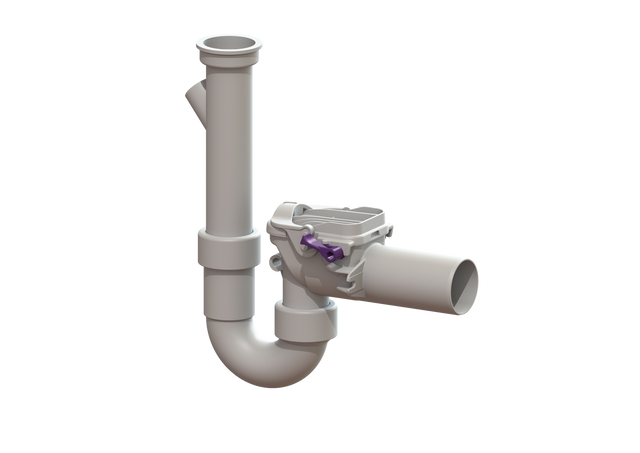 KESSEL-Rückstauverschluss Staufix - Siphon, DN 50, Waschmaschine, Typ 5, 73052