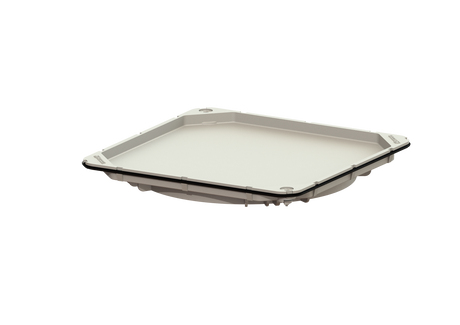 KESSEL-Abdeckplatte - befliesbar, tagwasserdicht, 384x384 mm, 83052