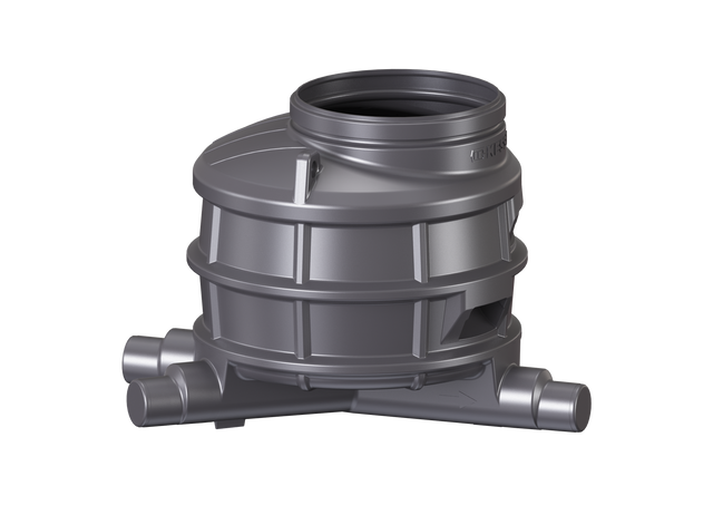 KESSEL-Standardschacht GT LW1000 - H: 1070, DN150/200, 3 Zuläufe, 881000