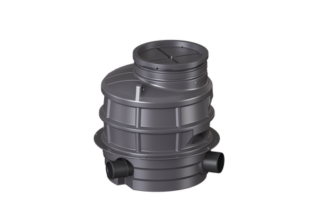 KESSEL-Rückstauschacht LW 1000 - Zulauf DN 150, Auslauf DN 200, 1180 mm, 881005