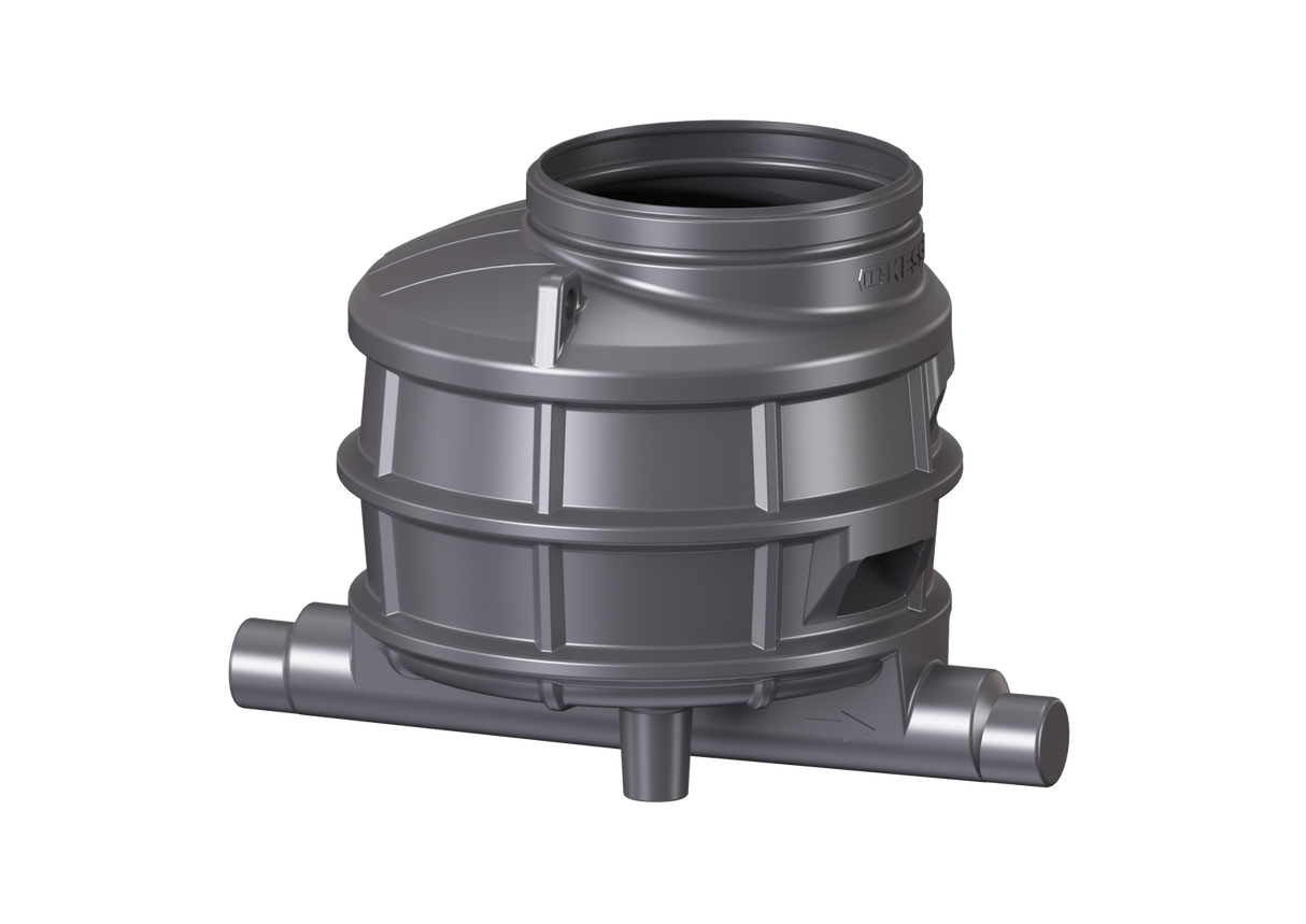 KESSEL-Standardschacht GT LW1000 - H: 1070,DN150/200,1 Zulauf,li.,45 Grad, 881030