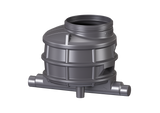 KESSEL-Standardschacht GT LW1000 - H: 1070,DN150/200,1 Zulauf,li.,45 Grad, 881030