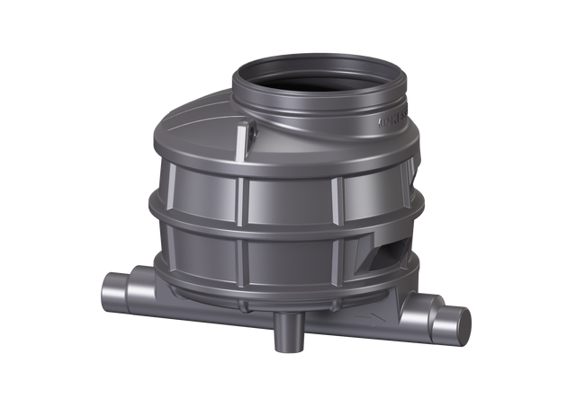 KESSEL-Standardschacht GT LW1000 - H: 1070,DN150/200,1 Zulauf,li.,45 Grad, 881030