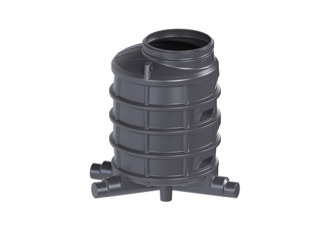 KESSEL-Standardschacht GT LW1000 - H: 1570,DN150/200,1 Zulauf,re.,45 Grad, 881520