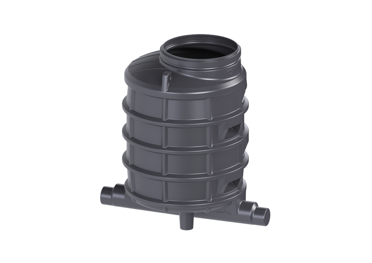 KESSEL-Standardschacht GT LW1000 - H: 1570,DN150/200,1 Zulauf,li.,45 Grad, 881530
