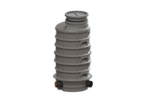 KESSEL-Rückstauschacht LW 1000 - Zulauf DN 150, Auslauf DN 200, 2180 mm, 882005