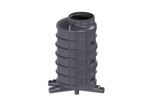 KESSEL-Standardschacht GT LW1000 - H: 2070,DN150/200,1 Zulauf,re.,45 Grad, 882020