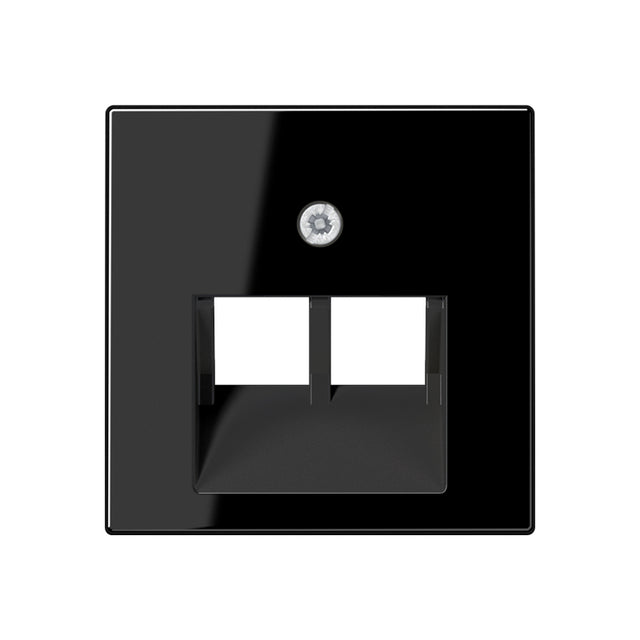 JUNG Zentralplatte UAE/IAE 2f sw A 569-2 BFPLU SW Schraubbef