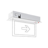 ESYLUX LED-Sicherheitsleuchte 3W EB 25m SLC/SLD SLC EL LED 3h 25m IR SC/C RM ein