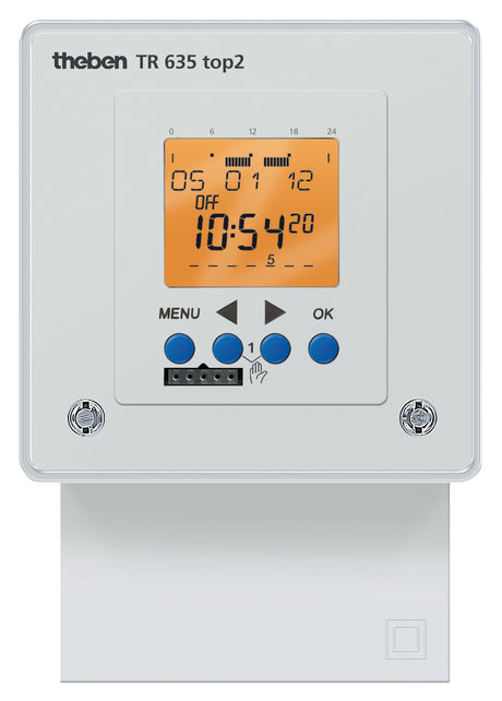 Schaltuhr digi 230-240VAC                         1kan 87600h FR-Einb 24h