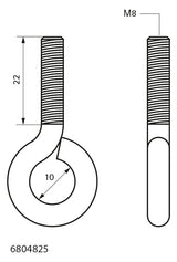 Walraven Ringschraube ev M8x25 | 6804825