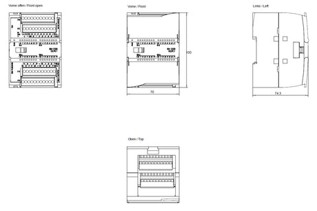 SPS-Digitales E/A-Modul                           16Eing 16Ausg 2A DC