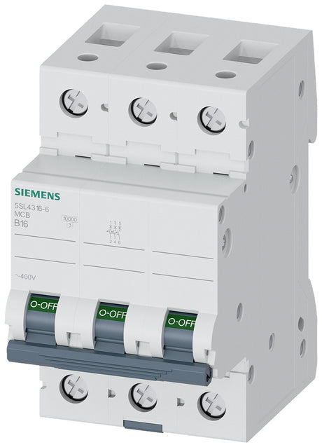 Leitungsschutzschalter UC                         B 16A 3p 400V 3TE 50Hz