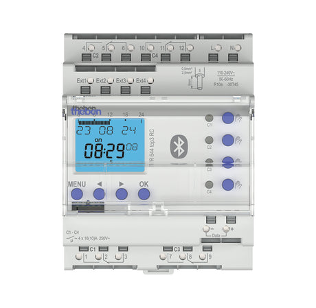 Schaltuhr digi 110-230VAC                         4kan 87660h 4TE REG 24h
