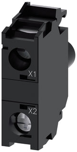 Lampenfassungsblock LED                           AC Frontbef 230V ws