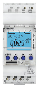 Schaltuhr digi 230-240VAC                         1kan 2TE BT REG 24h Prog