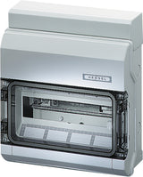 HENSEL Automatengehäuse AP 1x12TE Kst KV 9112 NT IP65 295x333x129mm ET93mm