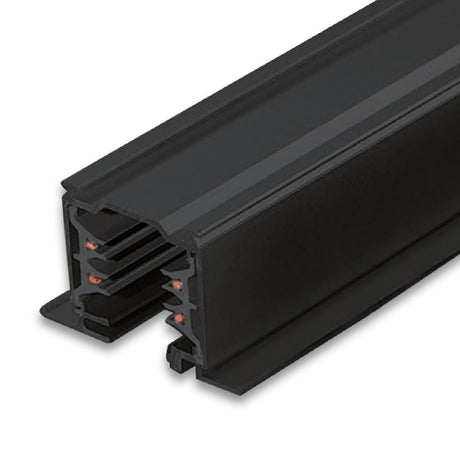 3-Phasen Classic Einbau-Stromschiene 2m schwarz - Beleuchtung
