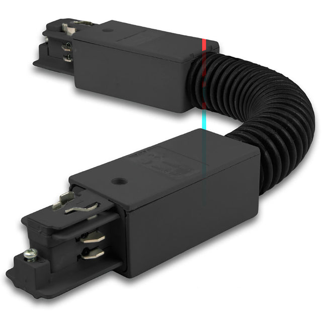 Länge Flexarm: 150mm, Flexarmfarbe: Schwarz, Einspeisemöglichkeit an beiden Adaptern
