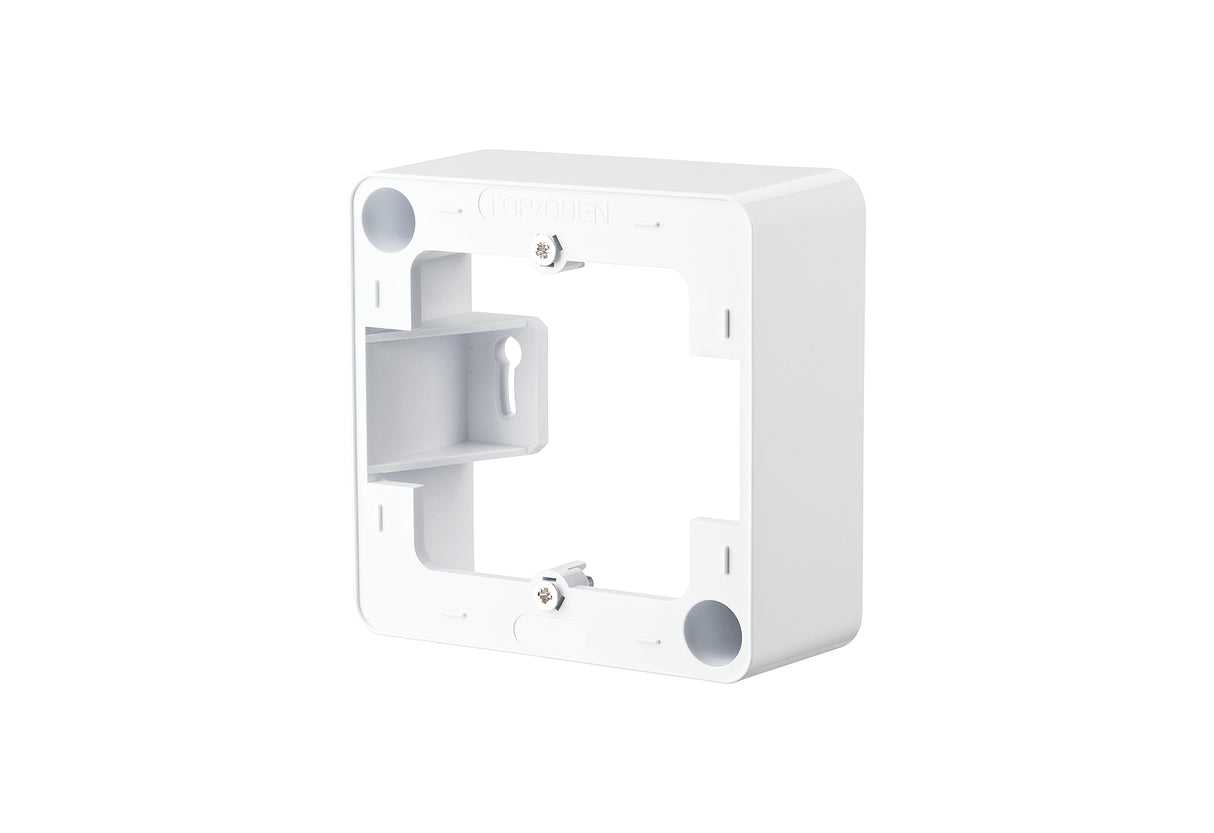 METZ CONNECT Gehäuse AP 1f Kst ver-ws 130829-4327-I glz Aufputz-Rahmen IP00