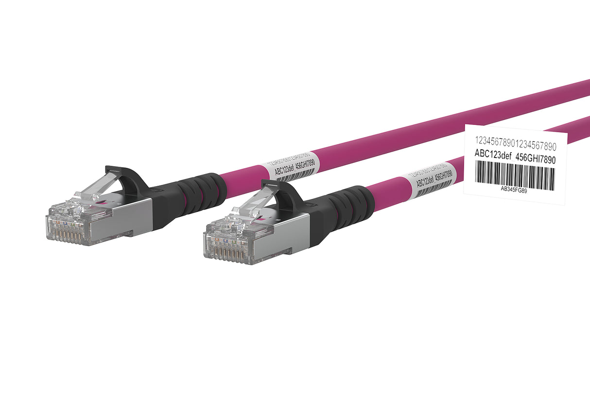 METZ CONNECT Patchkabel Cat6A 1m vi RJ45 1308451002WE S/FTP AWG26 1:1